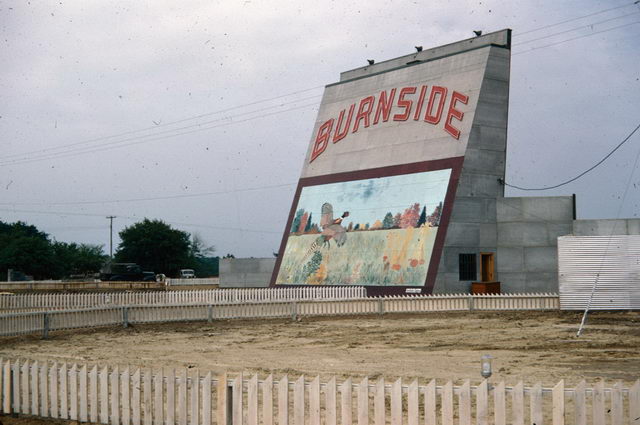 Burnside Drive-In Theatre - 1951 Shot From A S Al Johnson (newer photo)